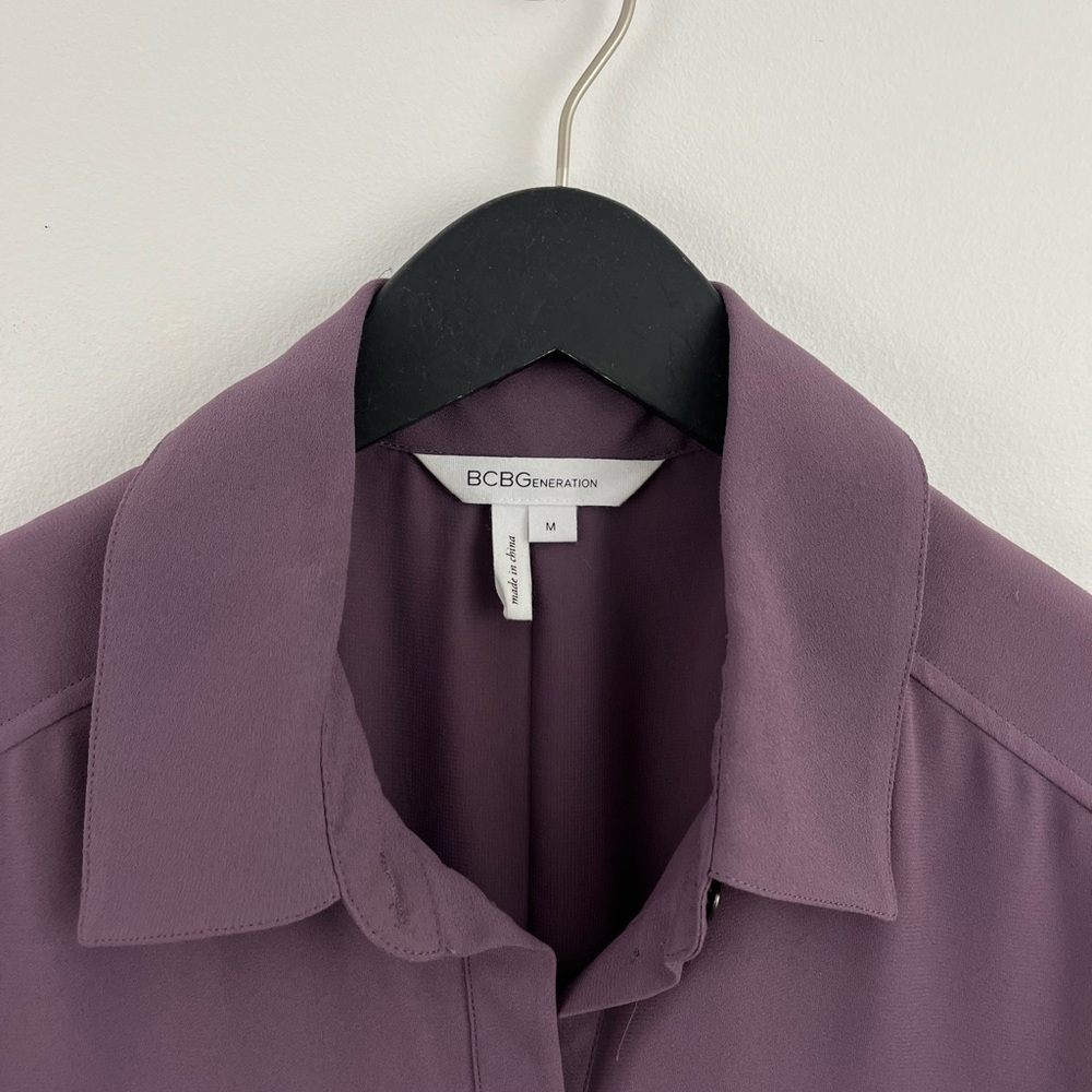 BCBGeneration Mauve Shirt Dress - Picture 15 of 16